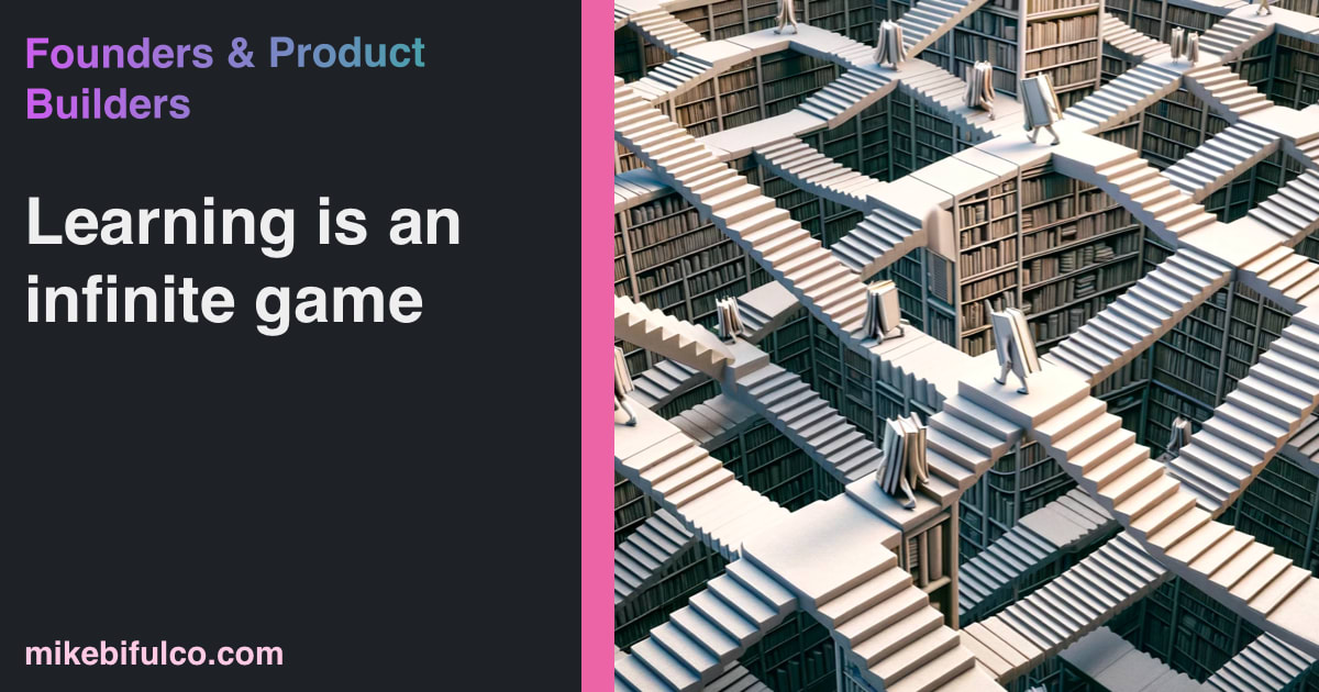 As a founder, you're going to need to learn new skills quickly and efficiently. Keeping your skill for learning sharp is a critical skill, and should can be practiced like any other skill.