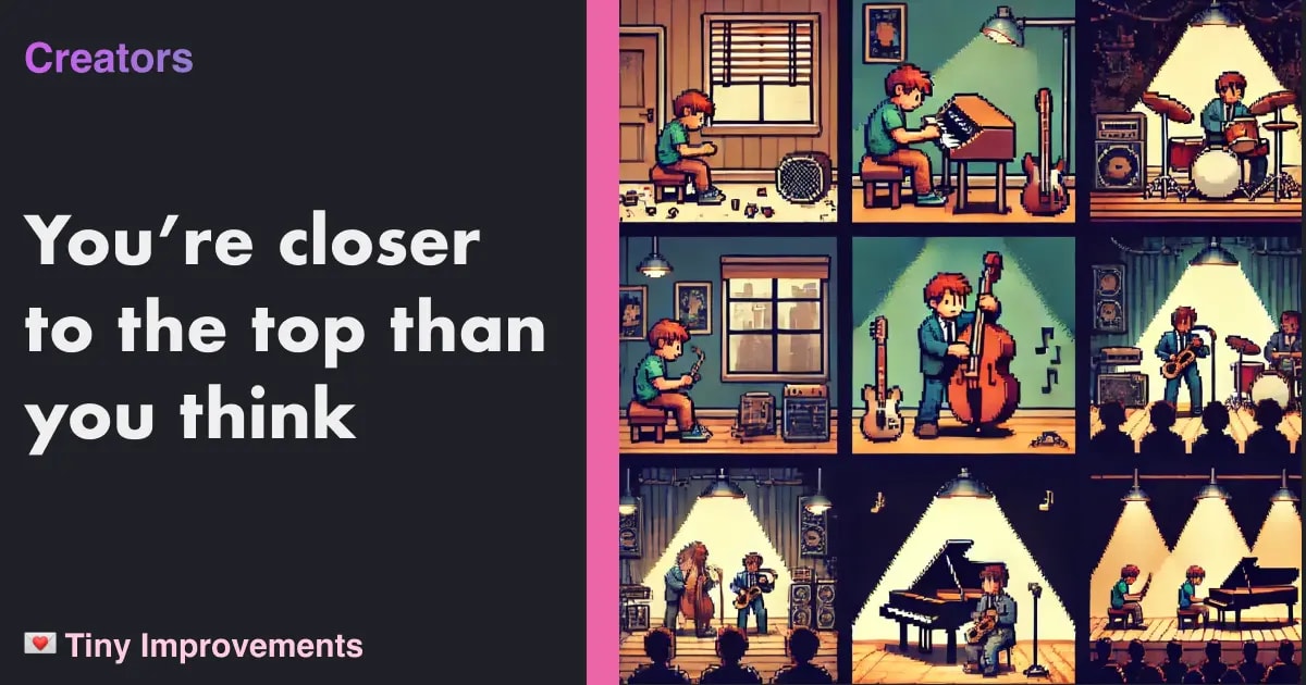 A shift in perspective can help you stay motivated on your journey to the top. Set achievable goals and measure your progress to keep moving forward.