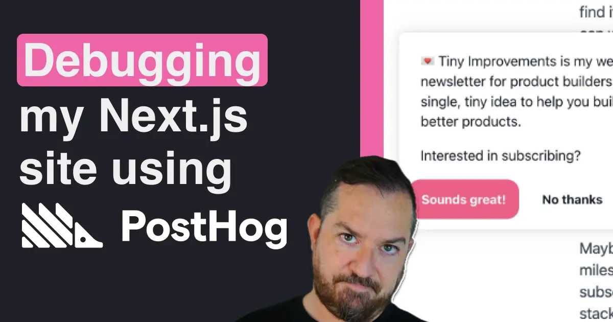 This video dives into the process I used to diagnose and debug a conversion problem on my personal website using Posthog, a powerful product analytics tool.