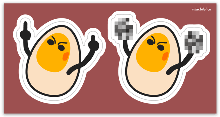 Get yourself some of these eggtastic stickers - gun violence is intolerable, and we need sensible gun reform. 100% of proceeds go to charity!