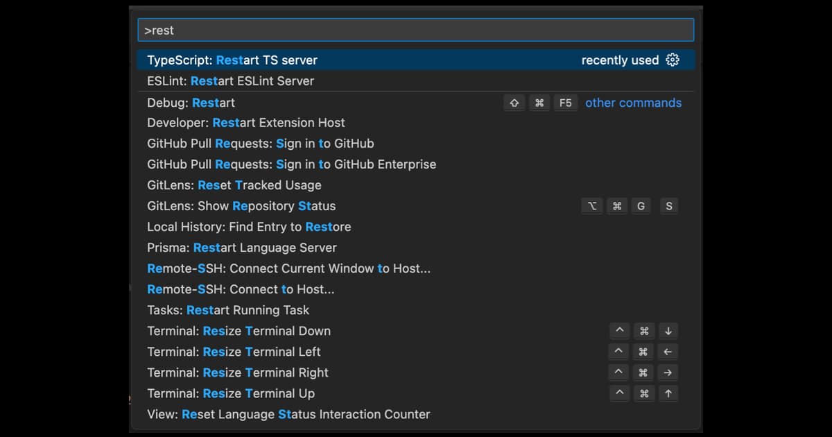 Restart ESLint Server in the command palette in VS Code