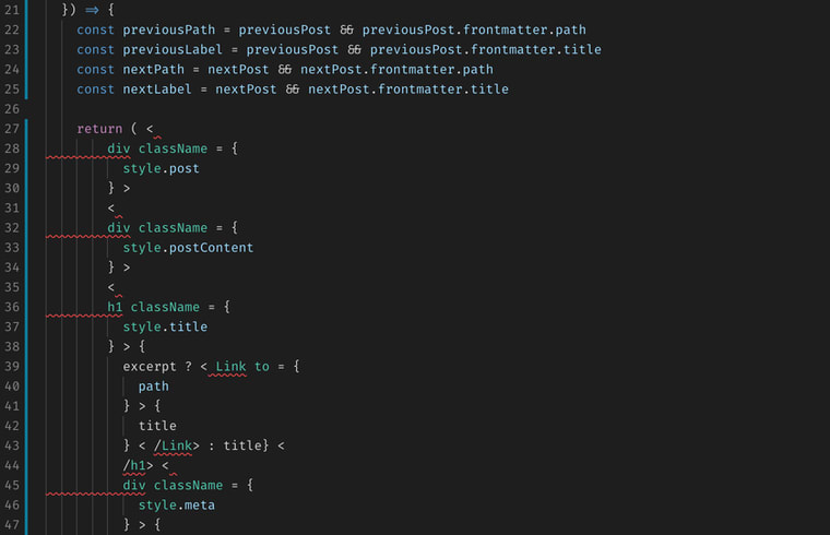 Prettier.js is a fantastic way to systemize and automate your project's code style.