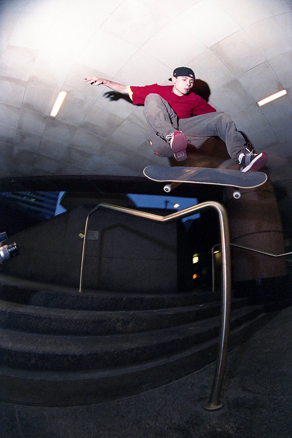 Kevin Bilyeu Kick flip rail