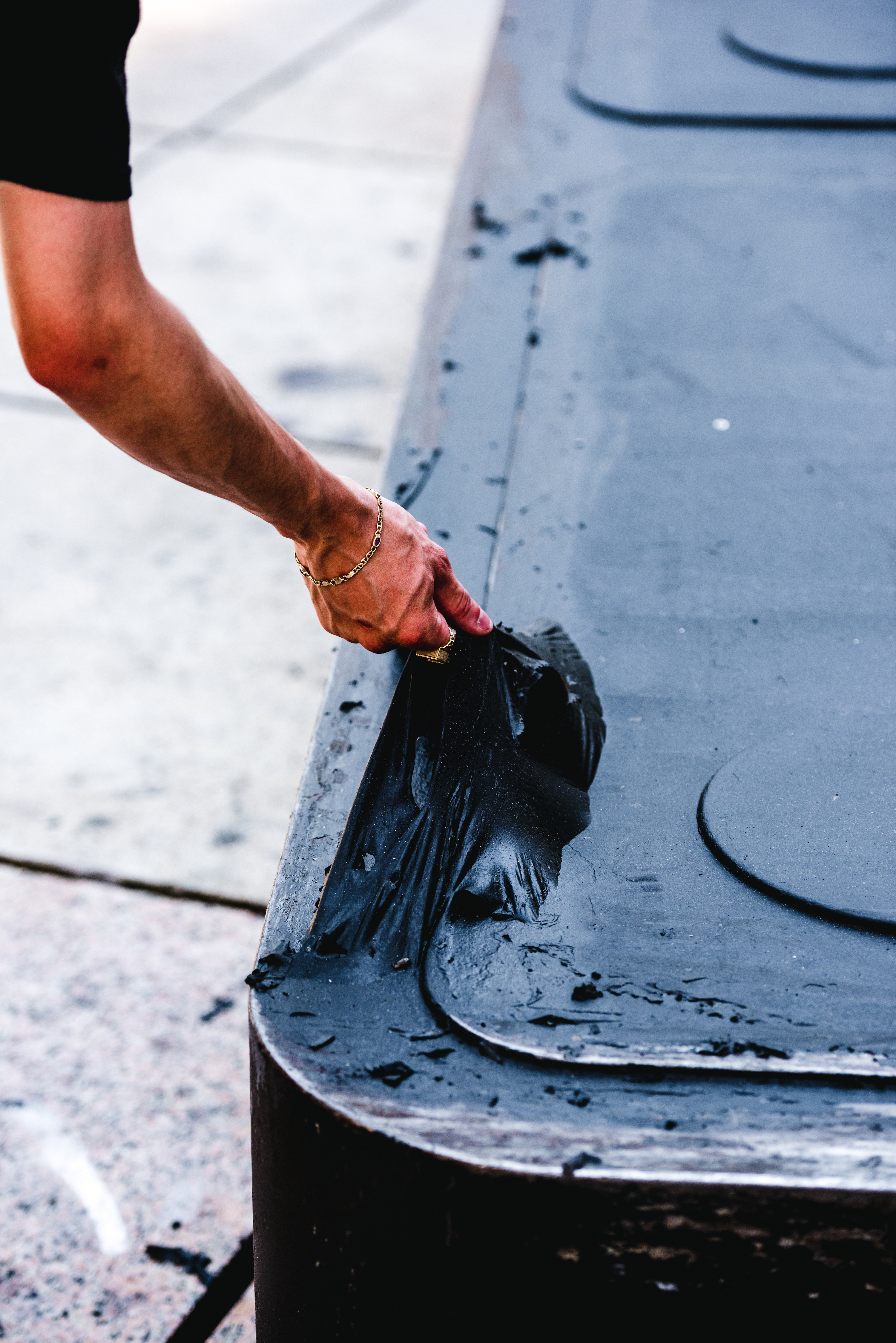 pulling paint