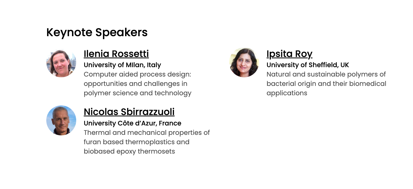 Don’t miss the MIPOL2024 keynote lectures!