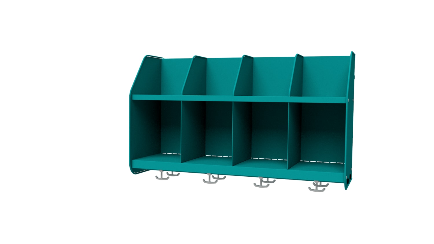 Muro skillevegg/stang til seksjon, 4 plasser à 200 mm