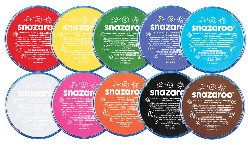 Snazaroo ansiktsmaling 18 ml - VELG FARGE