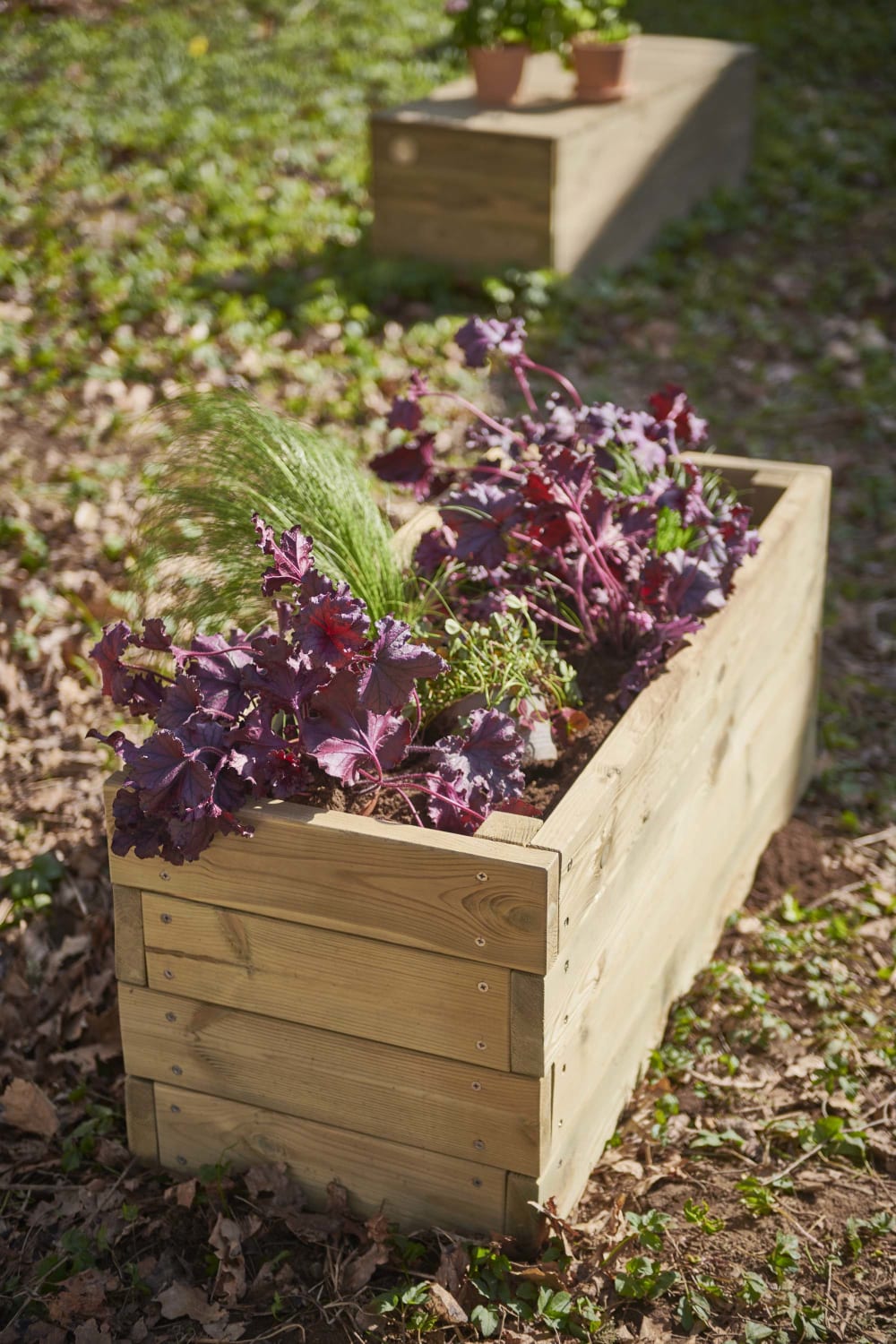 Blomster og dyrkekasse høyde 40 cm