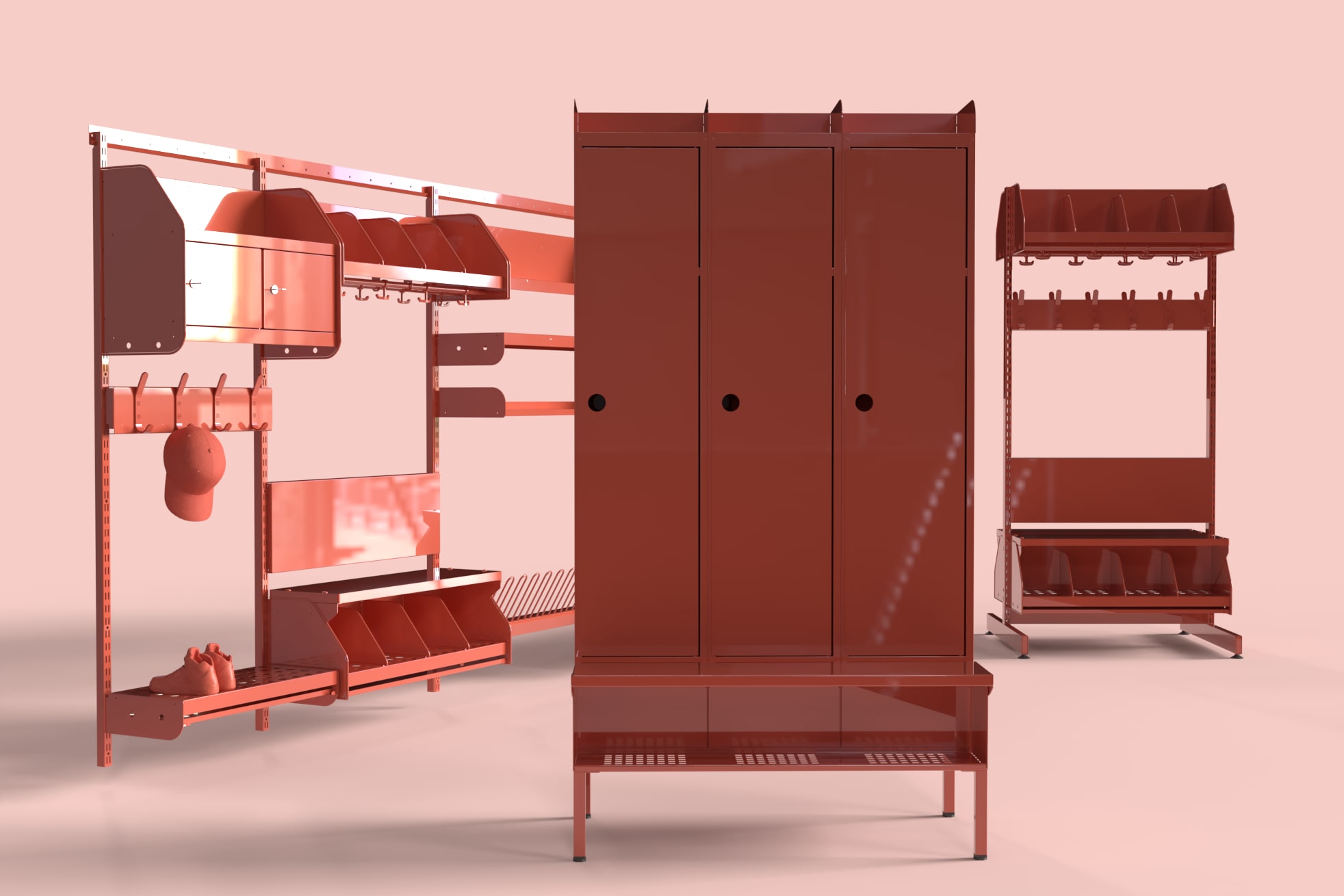 Muro stålgarderobe