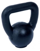 Kettlebell 20 kg.  sortlakkert støpejern