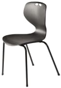 Rio stol, sort m/sort understell. Sittehøyde 45 cm