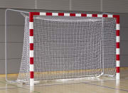 Håndballmål aluminium VM  H200 x B300 x D125 cm.