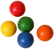 Skumball m/ trekk 7 cm, ass. farger