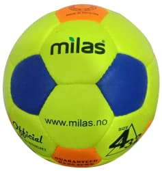 MILAS fotball - lett og synlig ball til barnehage og skole.