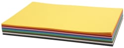Kronekartong 300 gr. 50 x 70 cm, 12 ass farger, 120 ark.