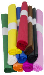 Kreppapir, Assortert 10ark.