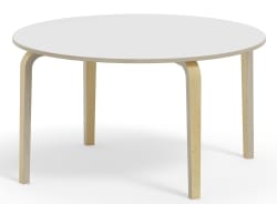 Bord Anna med høytrykkslaminat ø: 120 cm, Natur