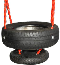 Bildekksete med lite dekk