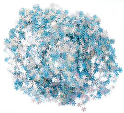 Paljetter, snøkrystaller. 500 gr.