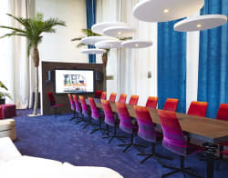 Sound off, fritthengende lydabsorbent med lys, Ø80 cm