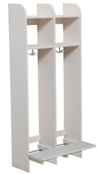 Milas Lux Garderobe 26cm m/benk 2plasser