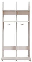 Milas Mini garderobe 2 rom, med Benk