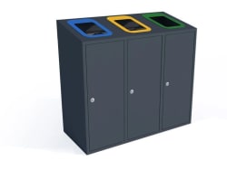 Søppelkasse 3stk, 40L
