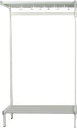Garderobestativ startfag  i lakkert stål, enkelt