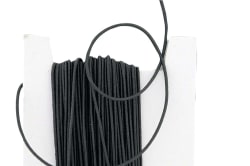 Perlestrikk, ekstra tykk, 25 m, sort