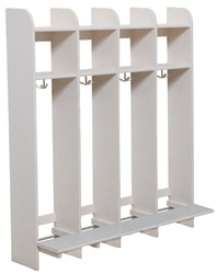 Milas Lux Garderobe 26 cm m/benk, 4 plasser