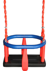 Huskesete m/ramme inkl. plastbelagt kjetting