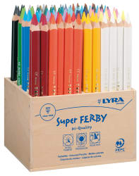 Lyra Super Ferby fargeblyant. 96 ass. i trekasse