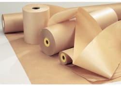 Kraftpapir ubleket 125cm 100 g rull 10 kg