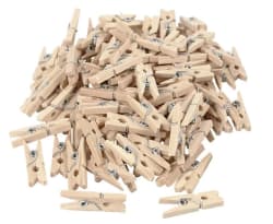 Mini klesklype, 25x3mm, 100stk, bjørk