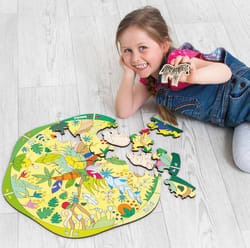 Beleduc Puslespill ville dyr, 41 brikker XXL