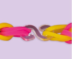 Festeklips til Fancy loops, 60 stk