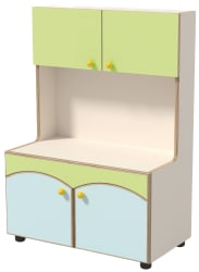 Tavoli lekekjøkken, Vitrineskap