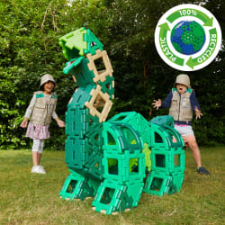 Giant polydron dinosaursett 130 deler