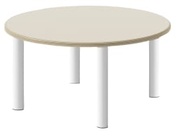 Tavoli rundt bord m/stålben Ø100 cm.