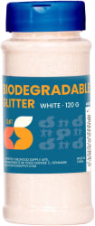 Bioglitter 120 gr. hvit