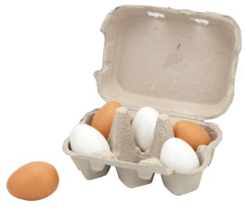 Lekemat i tre, Egg, 6 stk
