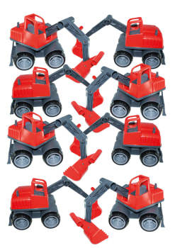 Ludius gravemaskinsett med 8 stk