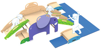 Beleduc Klatrefanten komplett