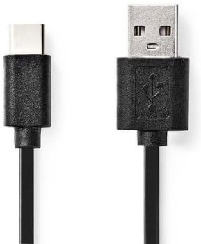 Ladekabel USBA /USBC Sort