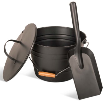 Askebøtte med lokk og spade