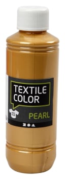 Tekstilmaling, 250 ml, gull