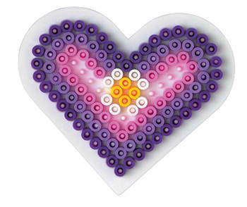 Piggplate hjerte liten