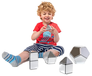 Magnetisk Polydron, speil. 48 deler