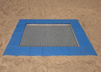 Trampoline 1,5 x 1,5 m for nedgraving