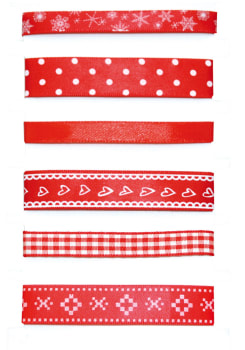 Satinbånd 30 x1 m. Ass mønster og bredder